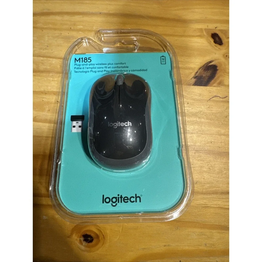 Logitech Wireless Mouse M185 - Swift Gray 910-002225 Save Big Time Today!!